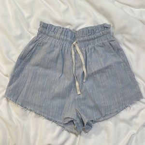 Paper Bag High Waisted Short Shorts